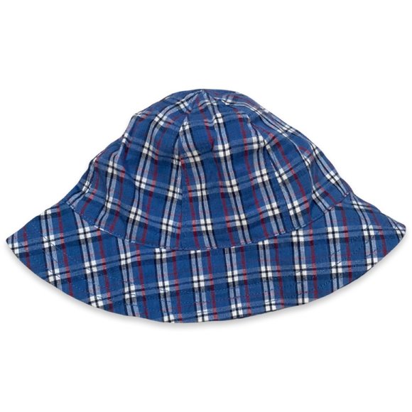 Vintage Plaid Overalls w/ Matching Hat and Teddy Bear Embroidery - Picture 6 of 8